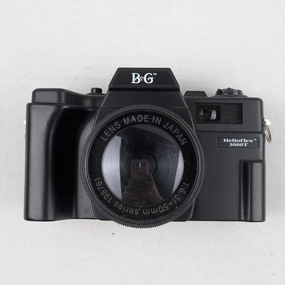 b&g Other - B&G Helioflex 3000T 35mm Film Camera 50mm Lens Japan Untested Vintage Black